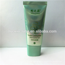 Tube en plastique super ovale D40mm avec couvercle d&#39;injection en tube d&#39;aluminium